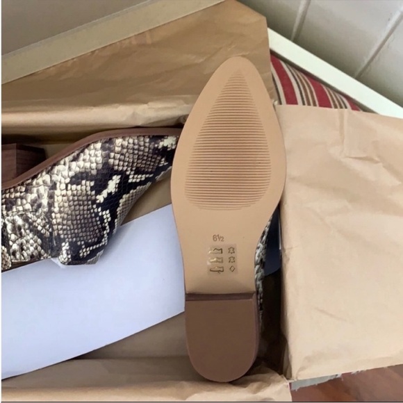 NIB Madewell Sonia Snakeskin Printed Chelsea Boots - Picture 7 of 13